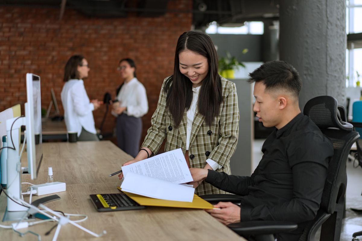 People working together