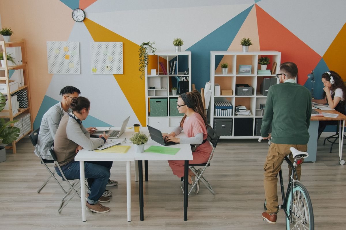 People working together